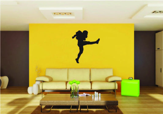 Picniva Football Style 8a Removable Vinyl Wall Decal