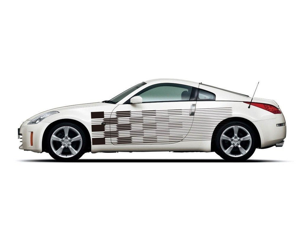 Picniva Style 242 Racing Side Stripe Vinyl Decals, 22 x 49 in, 2 Pc