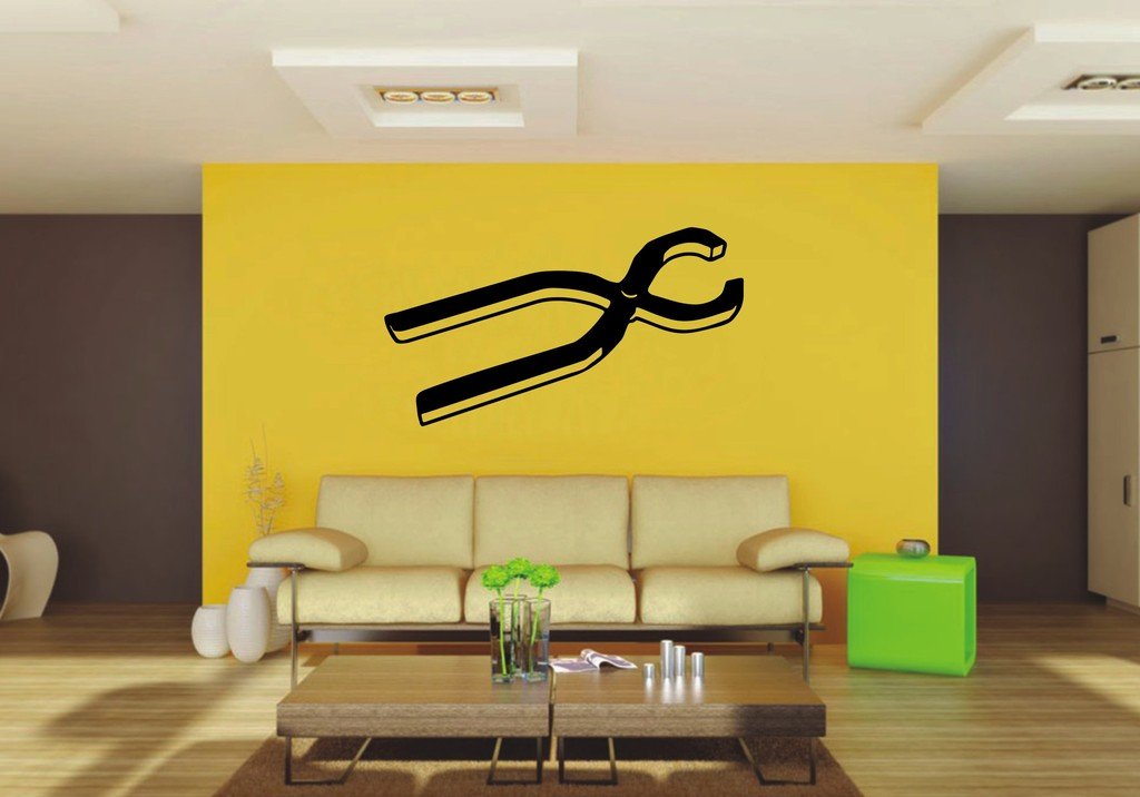 Picniva Tongs Sty1 Vinyl Wall Decal, Approx 22 x 12.18 in, Home Decor