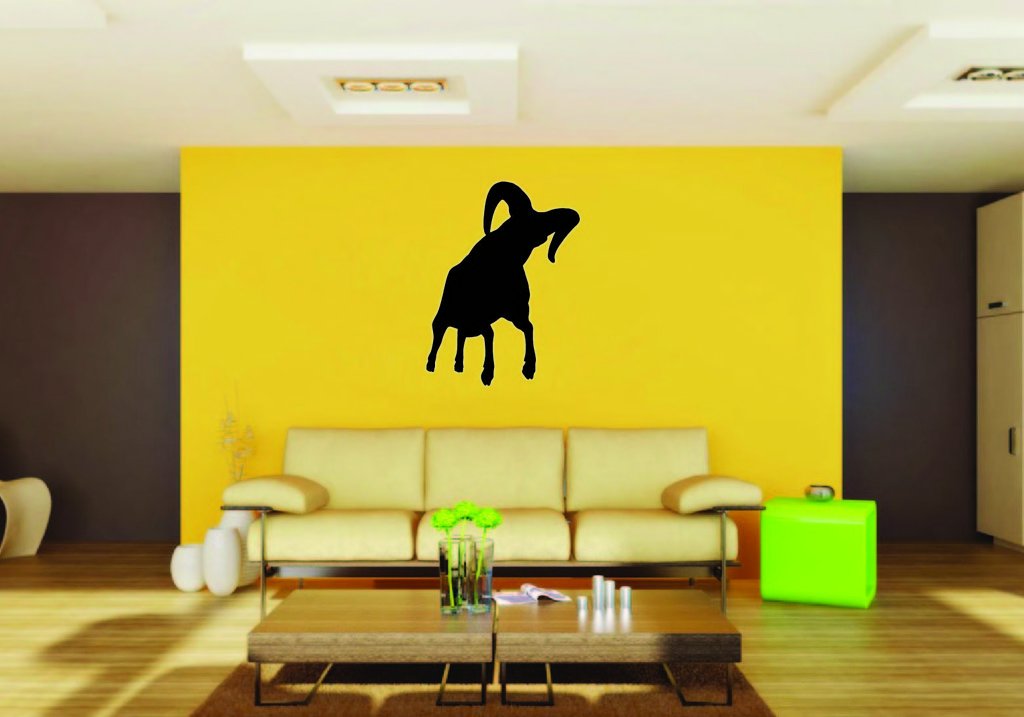 Picniva Ram Style 6a Removable Vinyl Wall Decal