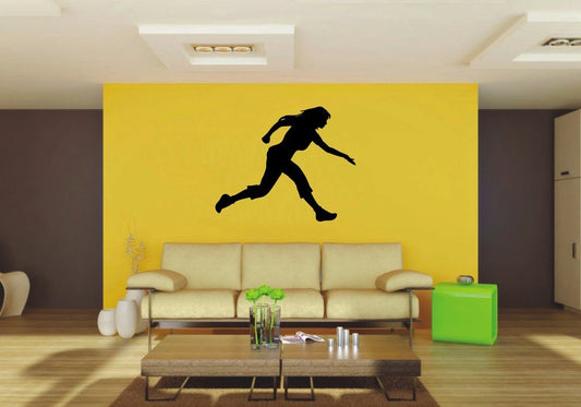 Picniva 22x17.96 Running Style 2 Vinyl Wall Decal Figure