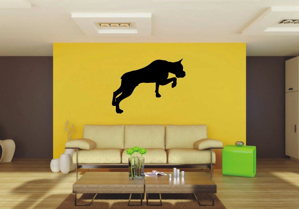 Picniva 22x16.5 Boxer Style 16 Vinyl Wall Decal Dog Breed