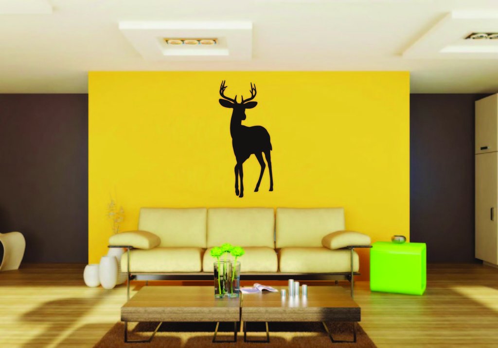 Picniva Deer Buck Style 21a Removable Vinyl Wall Decal