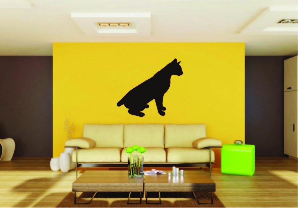 Picniva Siamese Cat Style 19 Removable Vinyl Wall Decal