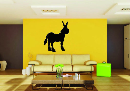 Picniva Donkey Sty5a Vinyl Wall Decal, Approx 22 x 26.21 in, Removable