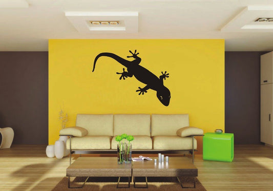 Picniva Gecko Sty3 Vinyl Wall Decal, Approx 22 x 15.86 in, Removable