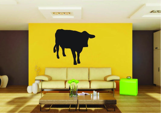 Picniva Cow Sty28 Vinyl Wall Decal, Approx 22 x 18.7 in, Removable