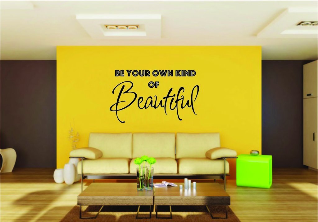 Picniva Your Own Kind of Beautiful Quote Vinyl Wall Decal, Removable