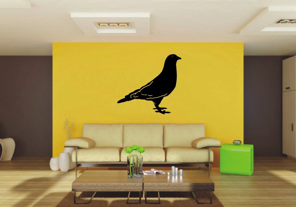 Picniva Pigeon Sty1 Vinyl Wall Decal, Approx 22 x 20.7 in, Removable