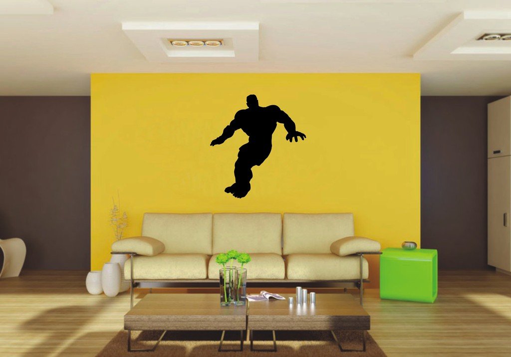 Picniva Muscle Man Style 27 Wall Decal Figure Silhouette Decor