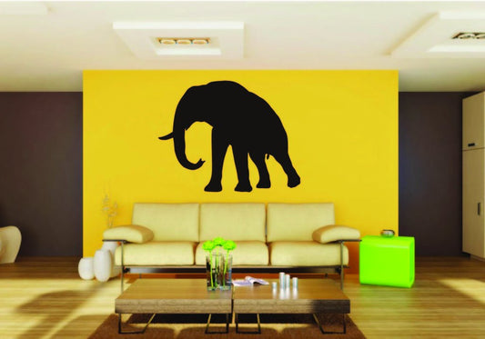Picniva Elephant Sty13 Vinyl Wall Decal, Approx 22 x 17.6 in, Removable