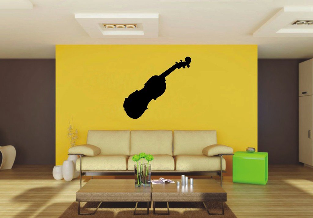Picniva 22x20.23 Fiddle Style 2a Vinyl Wall Decal Music Decor