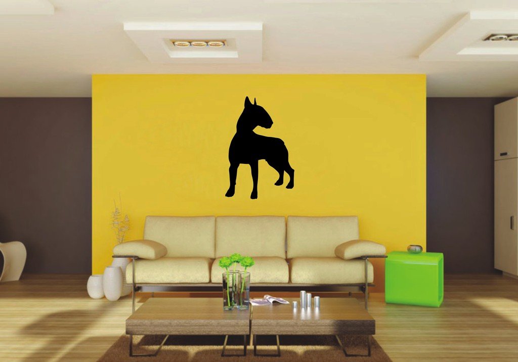 Picniva 22x32.77 Bull Terrier Style 22 Vinyl Wall Decal Dog Breed