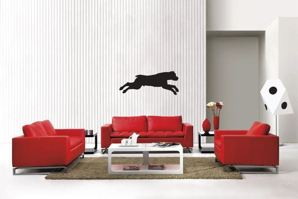 Picniva Matte Black Rottweiler Style 6a Vinyl Wall Decal Pet Dog Decor
