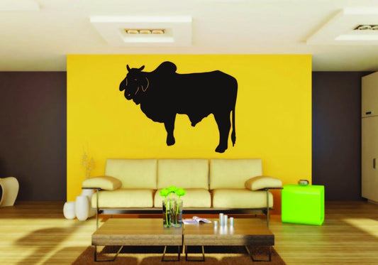Picniva Cattle Sty10 Vinyl Wall Decal, Approx 22 x 17.6 in, Removable