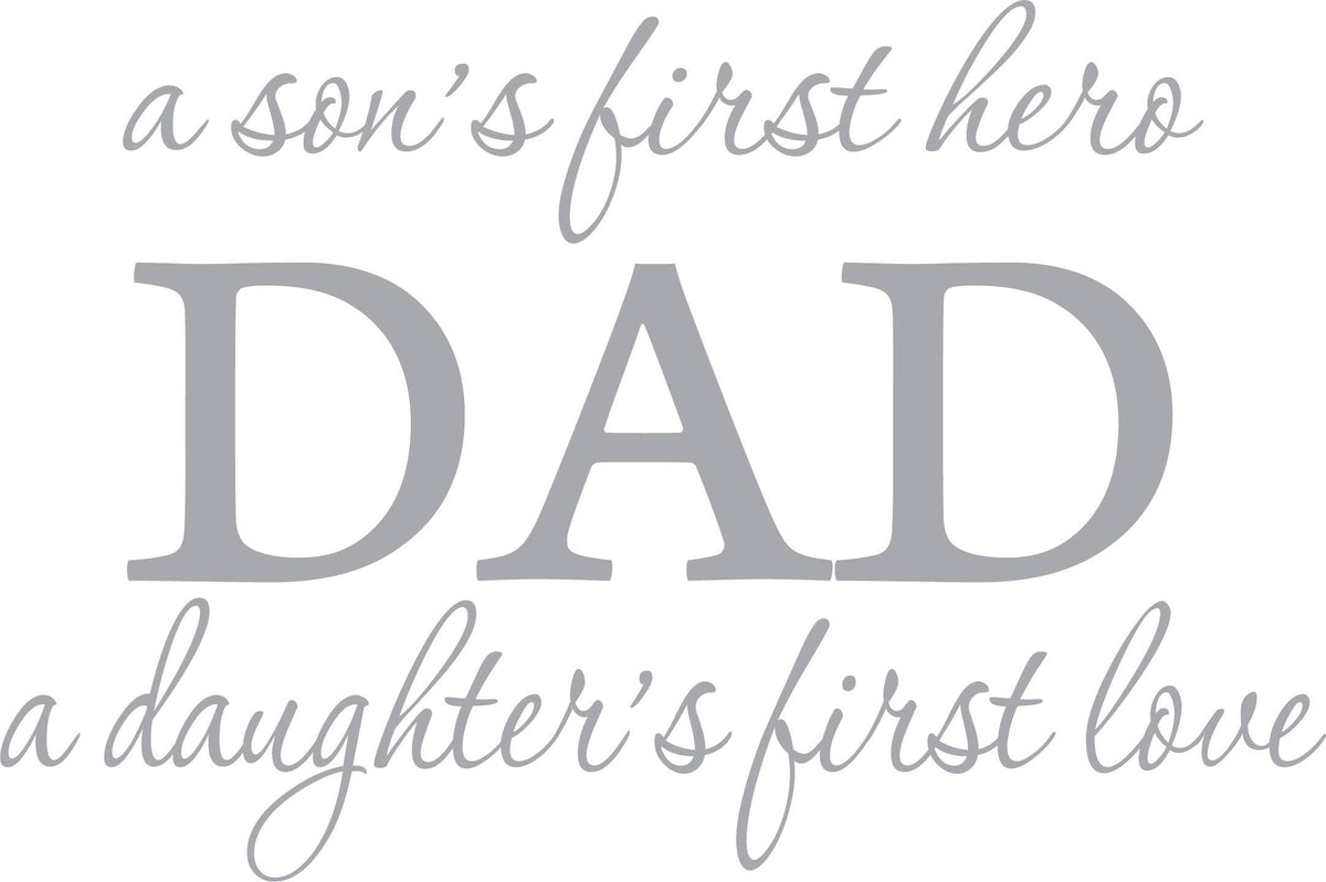 Decaltor Dad First Hero Decal