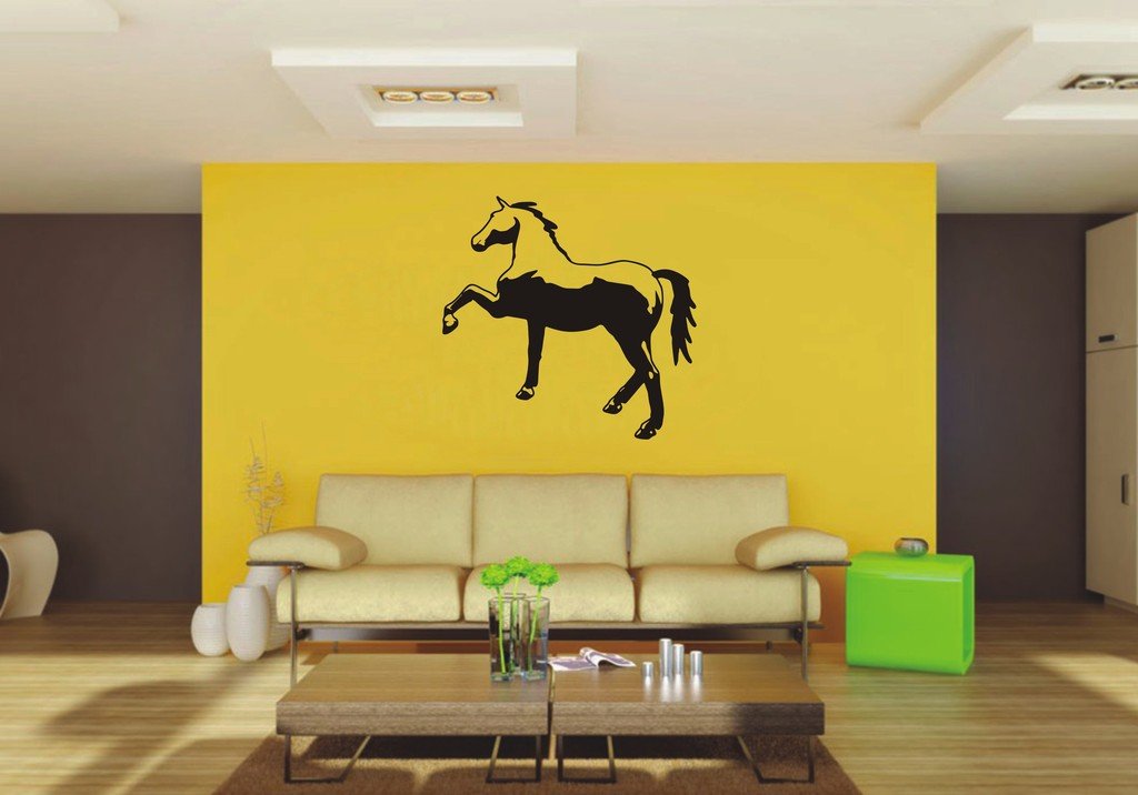 Picniva Horse Sty44 Vinyl Wall Decal, Approx 22 x 21.11 in, Removable