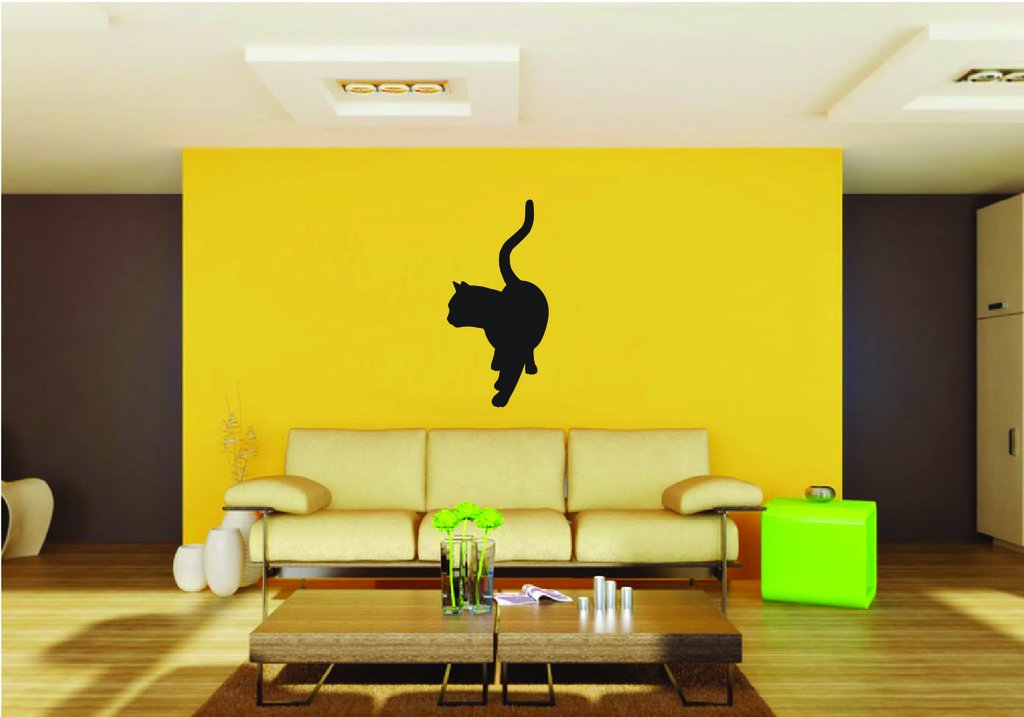 Picniva British Shorthair Cat Style 4 Removable Vinyl Wall Decal