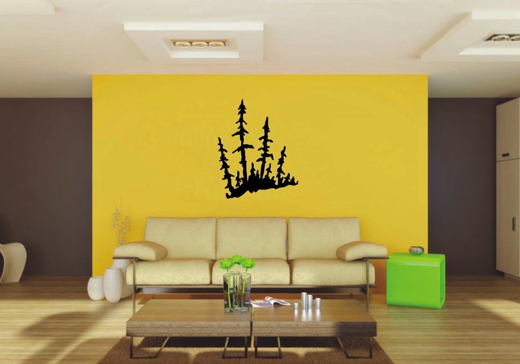 Picniva 22x27.13 Trees Style 1 Vinyl Wall Decal Nature