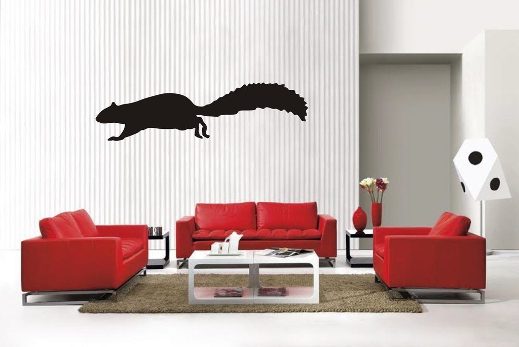 Picniva Squirrel Style9 Wall Decal Removable Home Decor