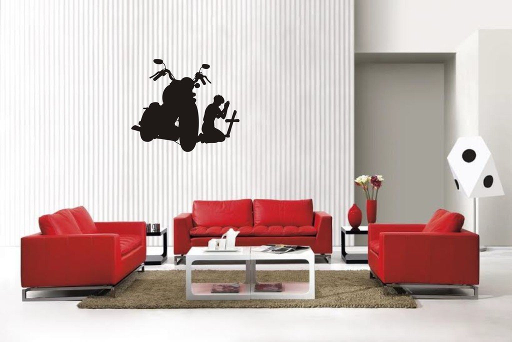 Picniva Motorcycle Style8 Wall Decal Removable Home Decor