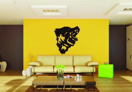 Picniva Bear Sty10 Vinyl Wall Decal, Approx 22 x 24.2 in, Removable