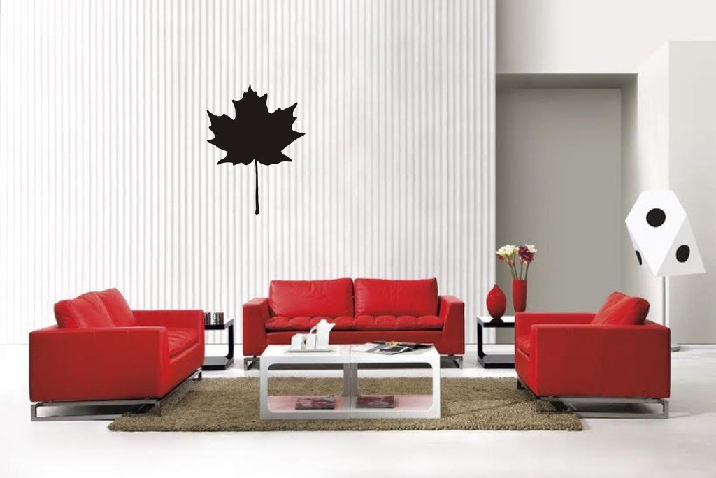 Picniva Leaf 97 Wall Decal Removable Home Decor