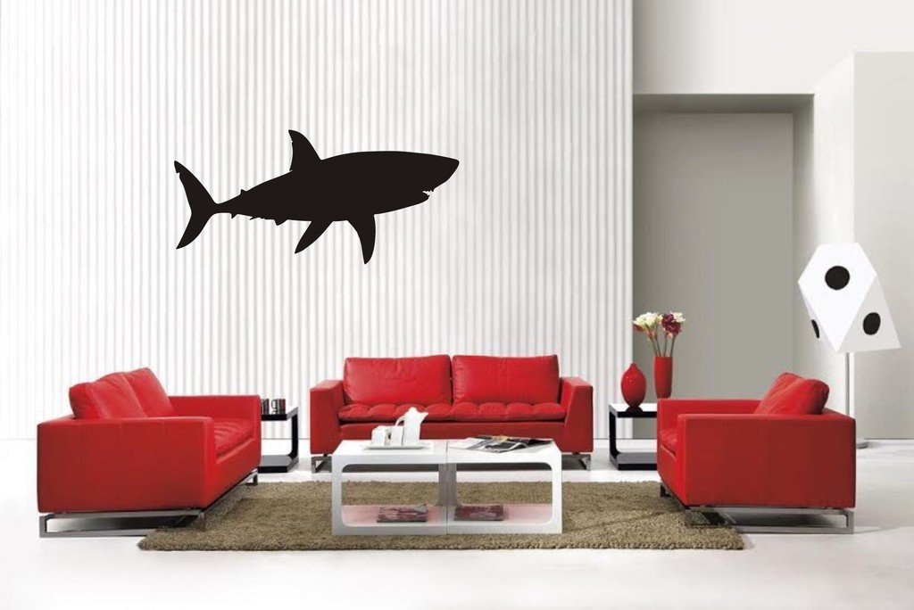 Picniva Shark Style6 Wall Decal Removable Home Decor