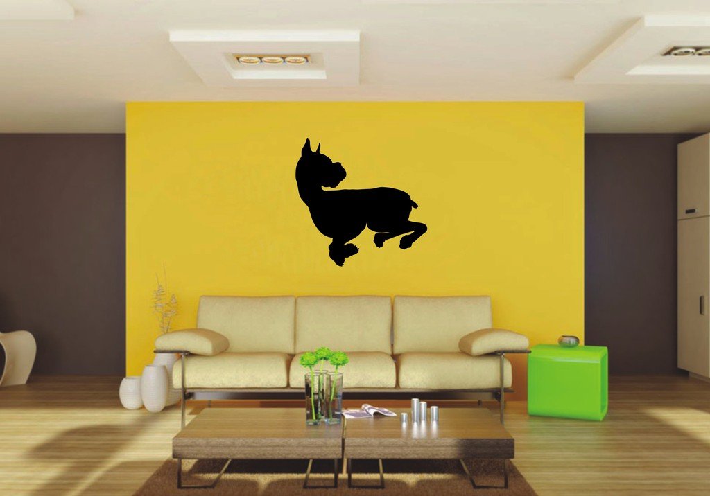 Picniva 22x21.51 Boxer Style 15 Vinyl Wall Decal Dog Breed