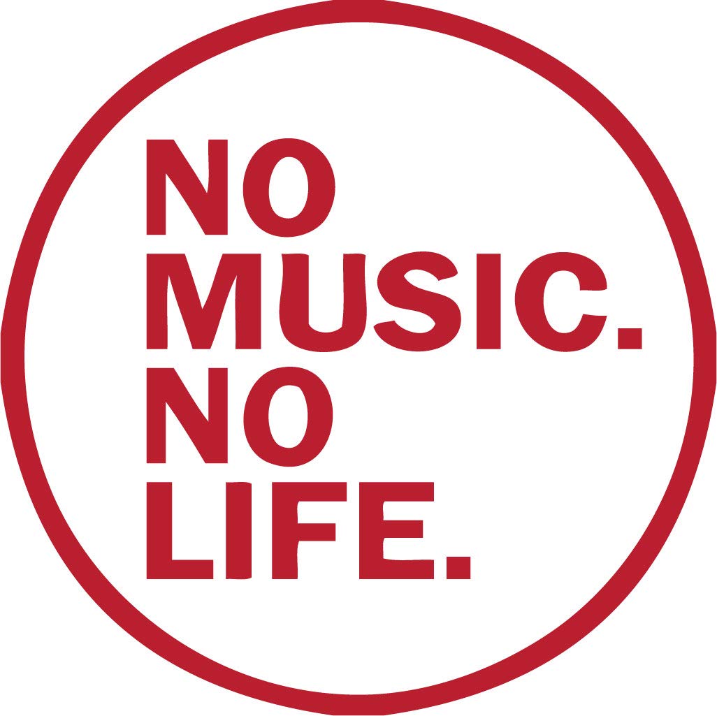 Decaltor Music Life Quote Vinyl Decal, 5 in, Car Window Sticker