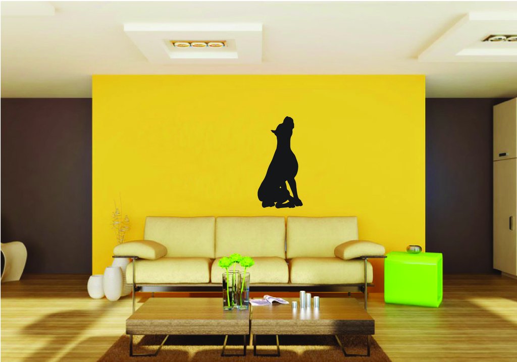 Picniva Boxer Dog Style 23 Removable Vinyl Wall Decal