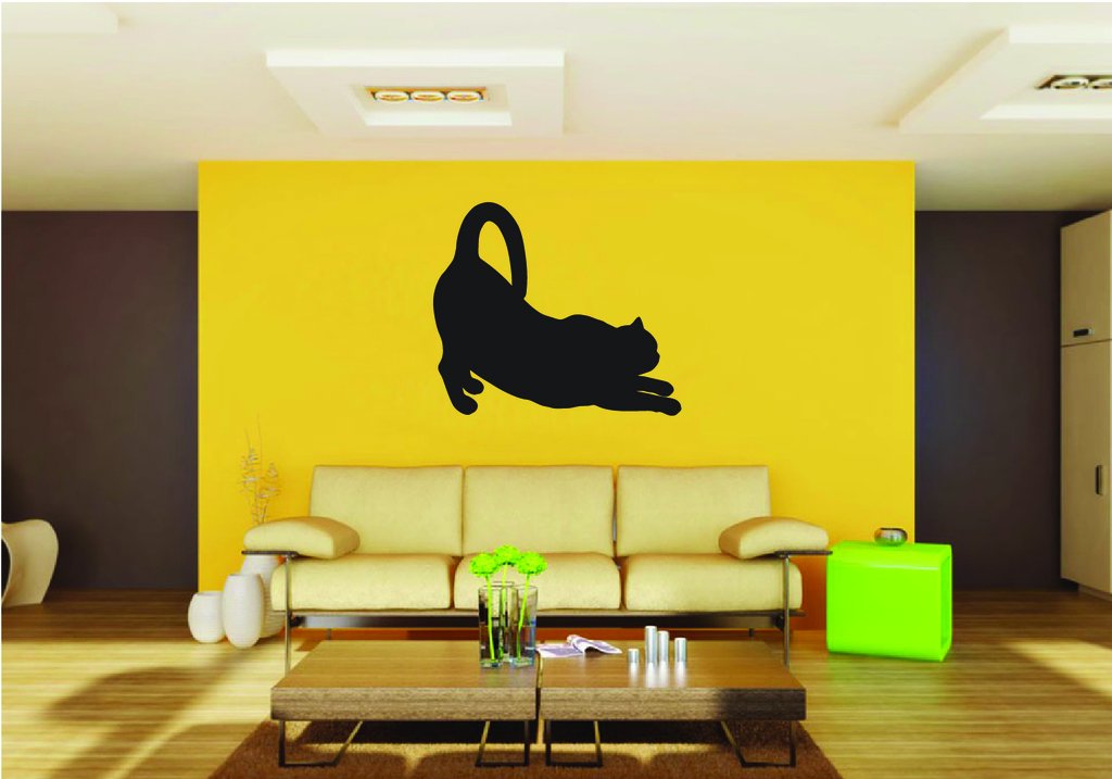 Picniva Exotic Shorthair Cat Style 10 Removable Vinyl Wall Decal