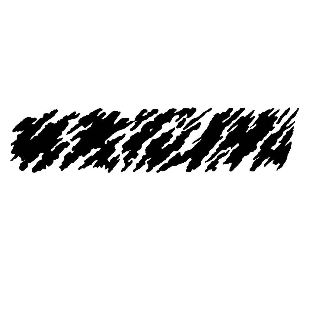 Picniva sty210 Racing Car Body Side Stripes Sticker Decal 2 Pcs