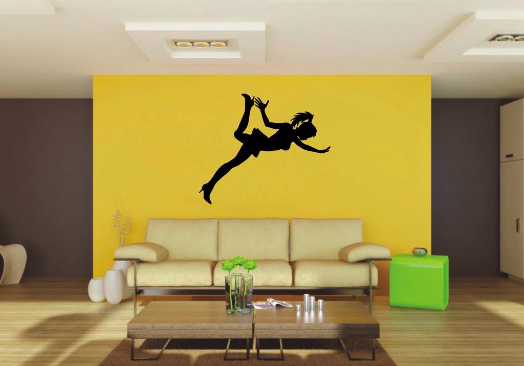 Picniva 22x18.56 Girl Style 20 Vinyl Wall Decal Figure