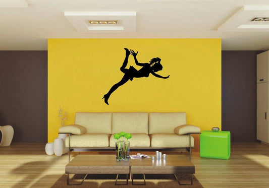 Picniva 22x18.56 Girl Style 20 Vinyl Wall Decal Figure