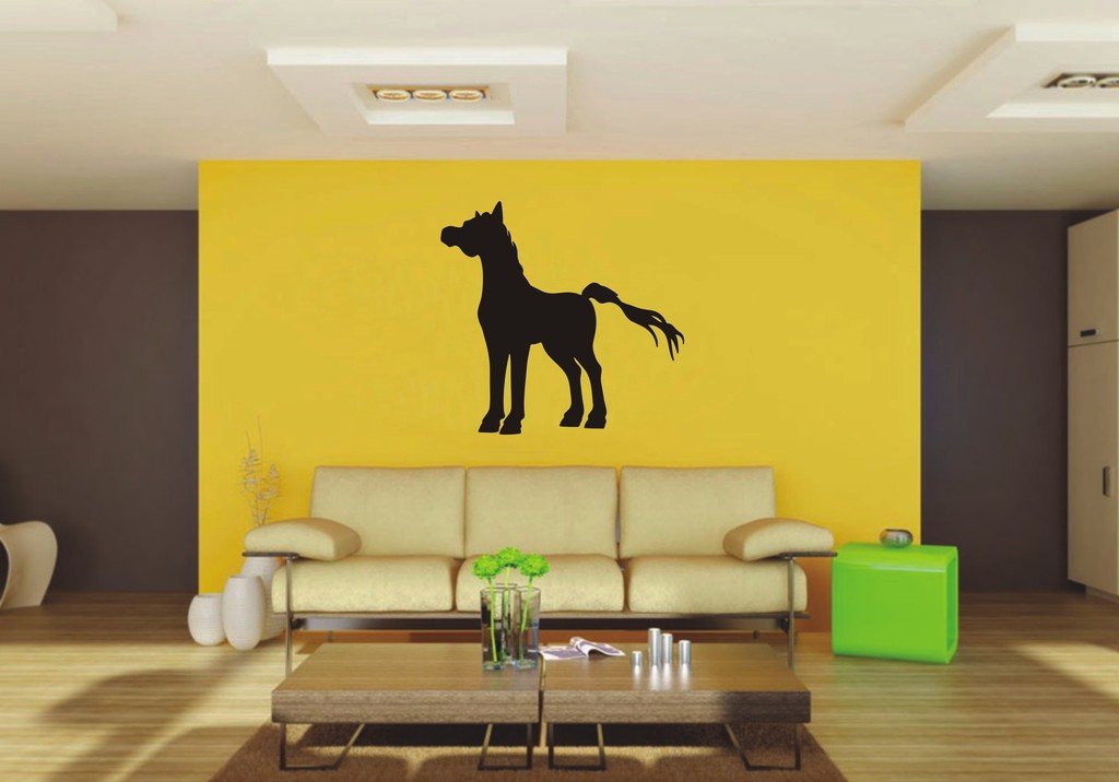 Picniva Pony Style 2a Removable Vinyl Wall Decal Equestrian Kids Decor Art