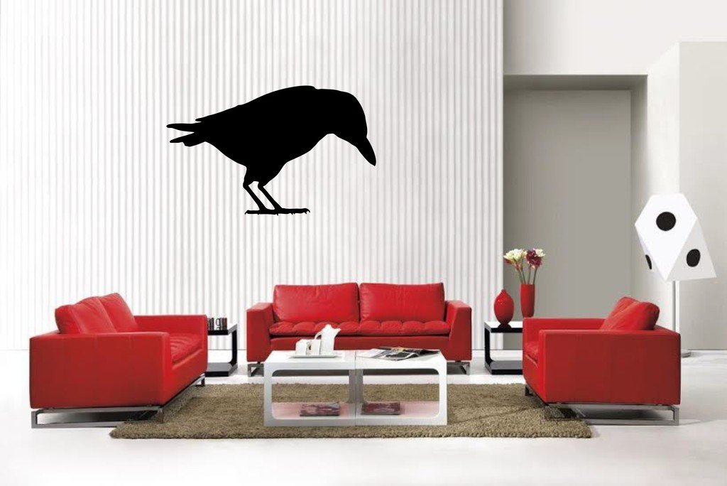 Picniva Raven Style5A Wall Decal Removable Home Decor