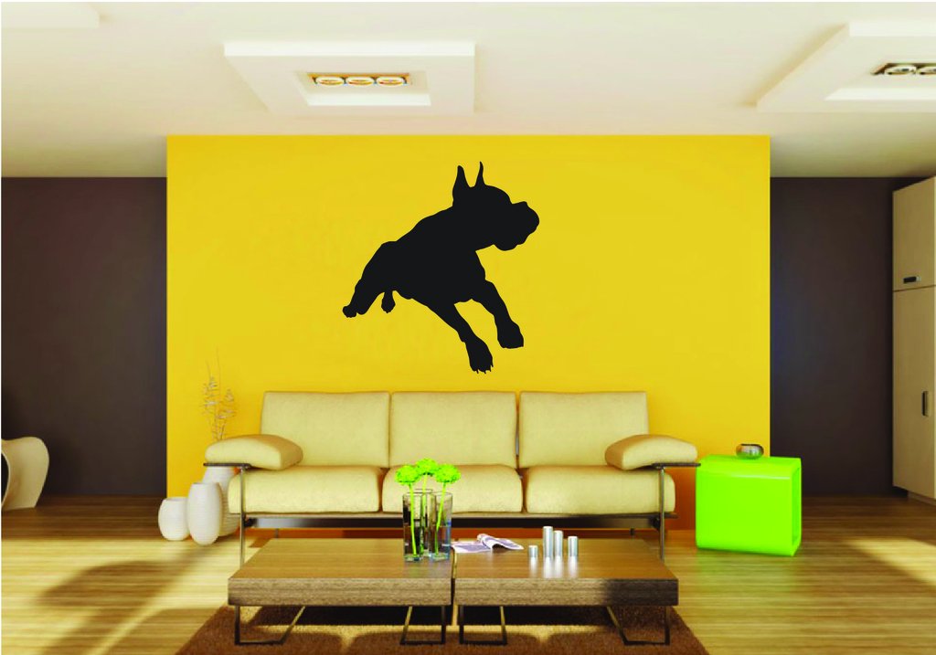 Picniva Boxer Dog Style 17 Removable Vinyl Wall Decal