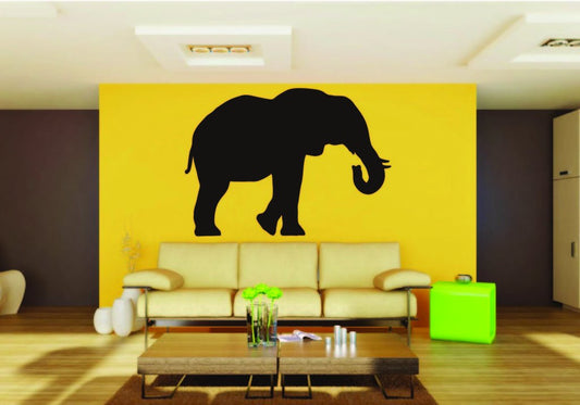 Picniva Elephant Sty5 Vinyl Wall Decal, Approx 22 x 15.4 in, Removable
