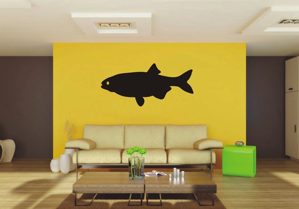 Picniva Fish Sty81 Vinyl Wall Decal, Approx 22 x 10.25 in, Removable