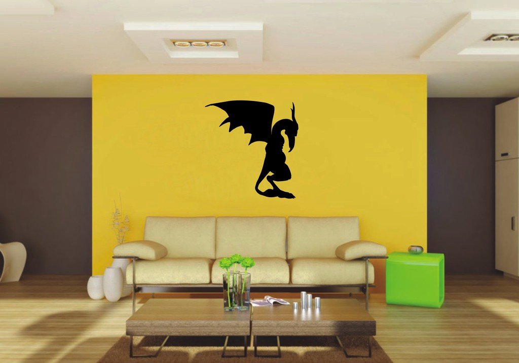 Picniva 22x23.11 Gargoyle Style 6 Vinyl Wall Decal Fantasy Decor