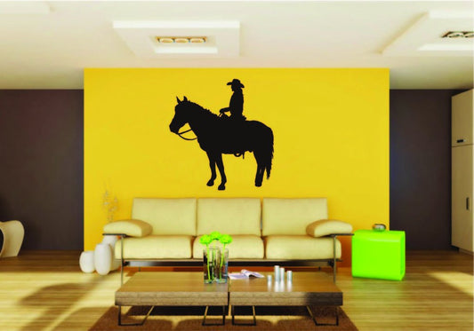 Picniva Horse Rider Style 28 Removable Vinyl Wall Decal