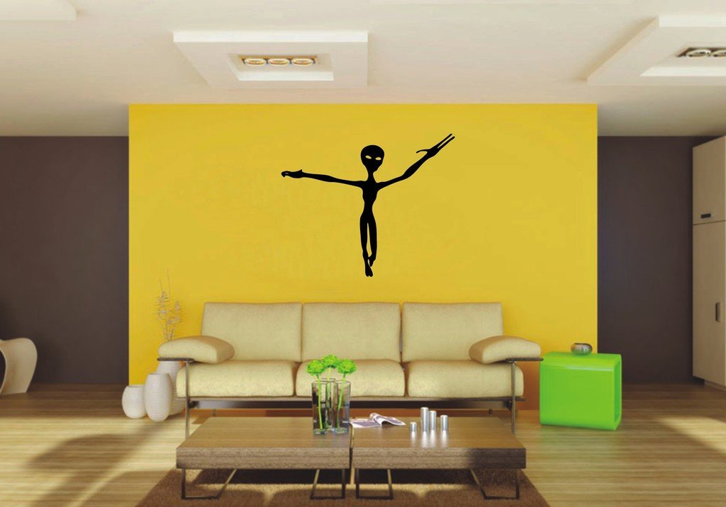 Picniva 22x18.16 Alien Style 13a Vinyl Wall Decal Fantasy Decor