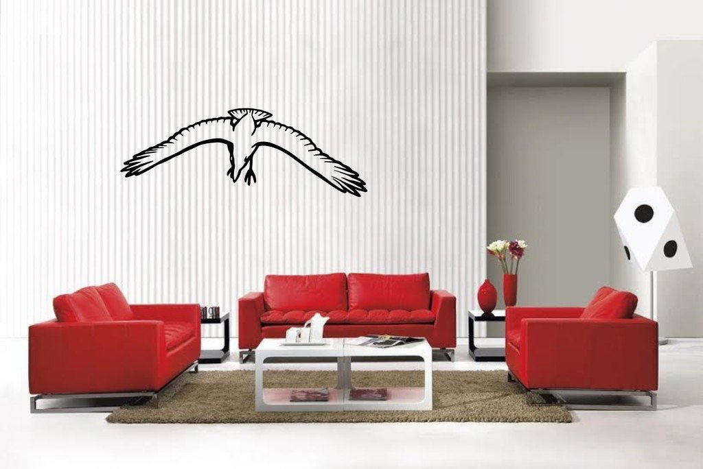 Picniva Crow Style11 Decal Sticker for Truck Notebook