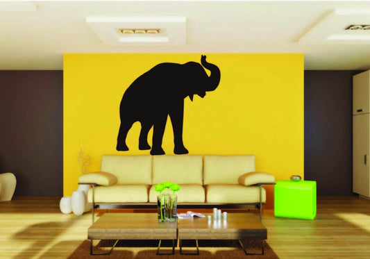 Picniva Elephant Baby Sty4 Vinyl Wall Decal, Approx 22 in Square, Removable