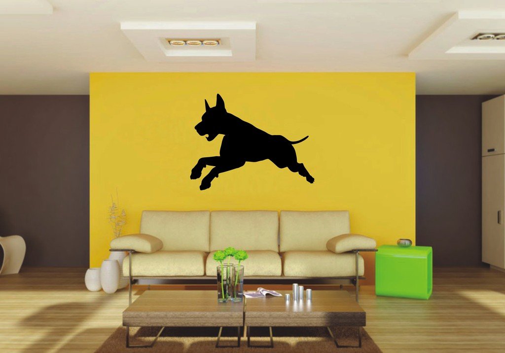 Picniva 22x17.14 Doberman Style 7a Vinyl Wall Decal Dog Breed