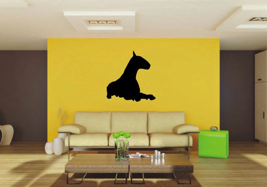 Picniva 22x22.91 Bull Terrier Style 21 Vinyl Wall Decal Dog Breed