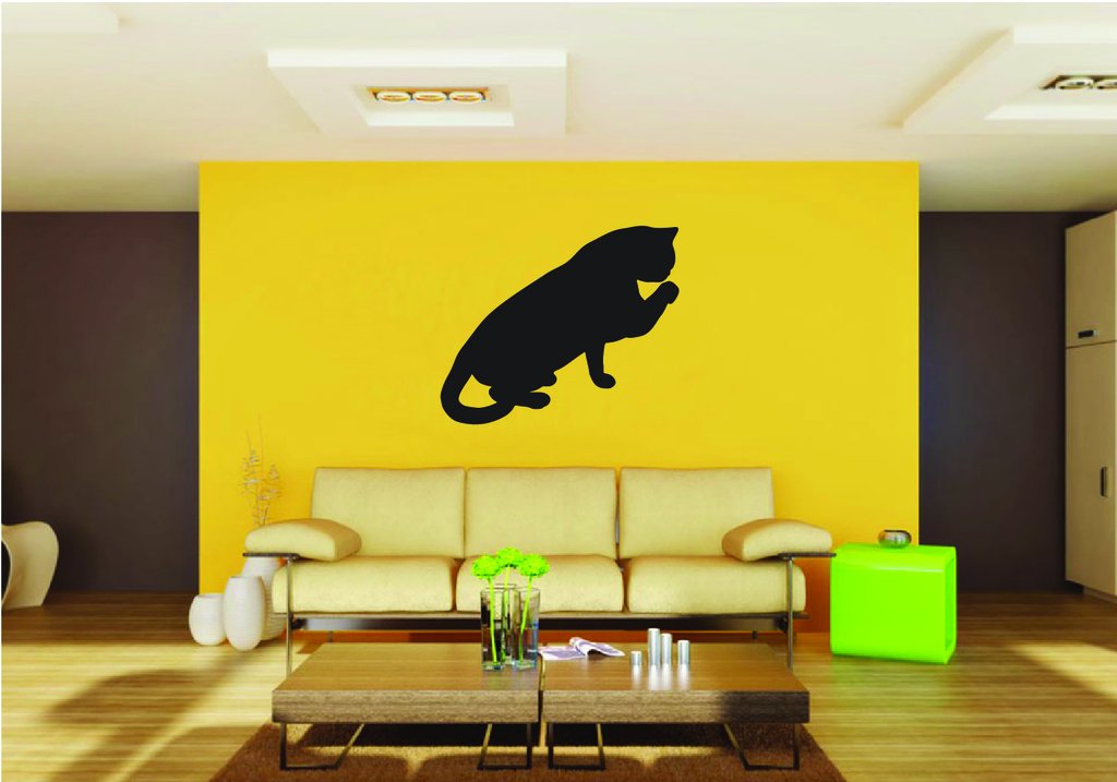 Picniva Exotic Shorthair Cat Style 8 Removable Vinyl Wall Decal