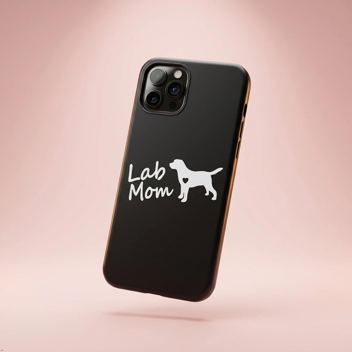Decaltor Lab Mom Labrador Vinyl Decal, 5 in
