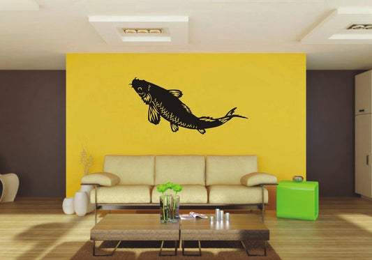 Picniva Carp Sty01 Vinyl Wall Decal, Approx 22 x 10.51 in, Removable